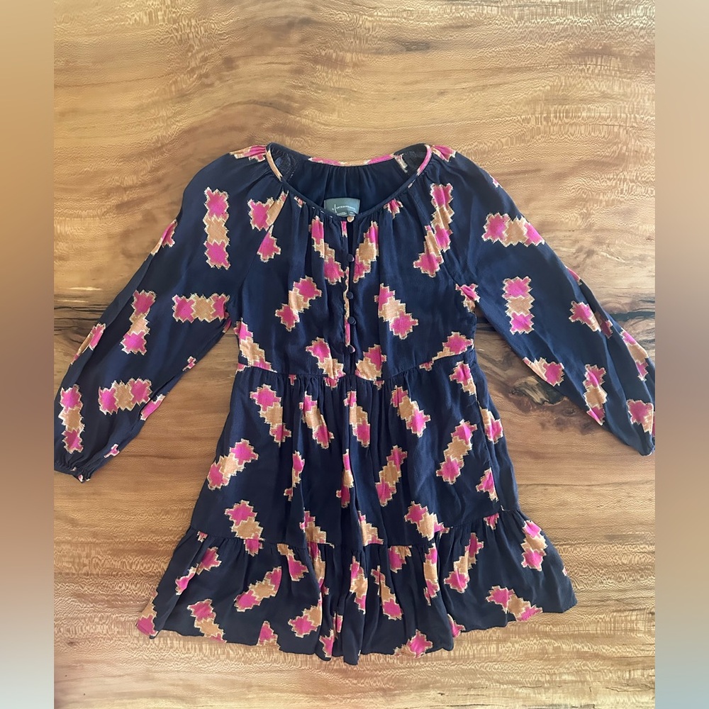 Anthropologie Sammi Candy Crush Tiered  Mini Dreas